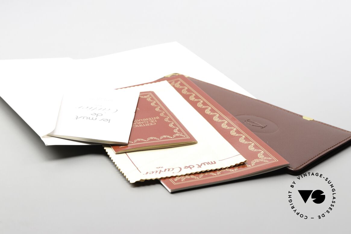 Cartier Filao - S Small Oval Sonnenbrille 22kt, Größe: small, Passend für Herren und Damen