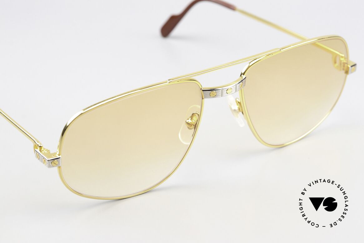 Cartier Romance Santos - L Luxus Sonnenbrille Echt 80er, 2nd hand; absolut neuwertiger Zustand (mit Cartier Box), Passend für Herren