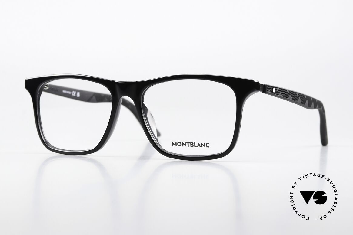 Montblanc MB0359O Sportliche Brille Klassisch, elegante Montblanc Brille, MB0359O in Größe 55/16, Passend für Herren