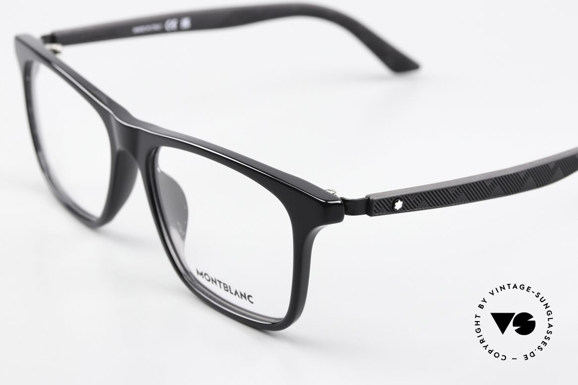 Montblanc MB0359O Sportliche Brille Klassisch, fühlbare Premium-Qualität; sehr sportliche Passform, Passend für Herren