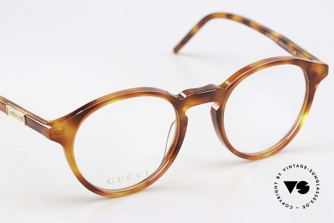 Gucci GG1160O Azetatbrille Panto Schildpatt, ungetragenes Modell inkl. Gucci Etui & Putztuch, Passend für Herren und Damen