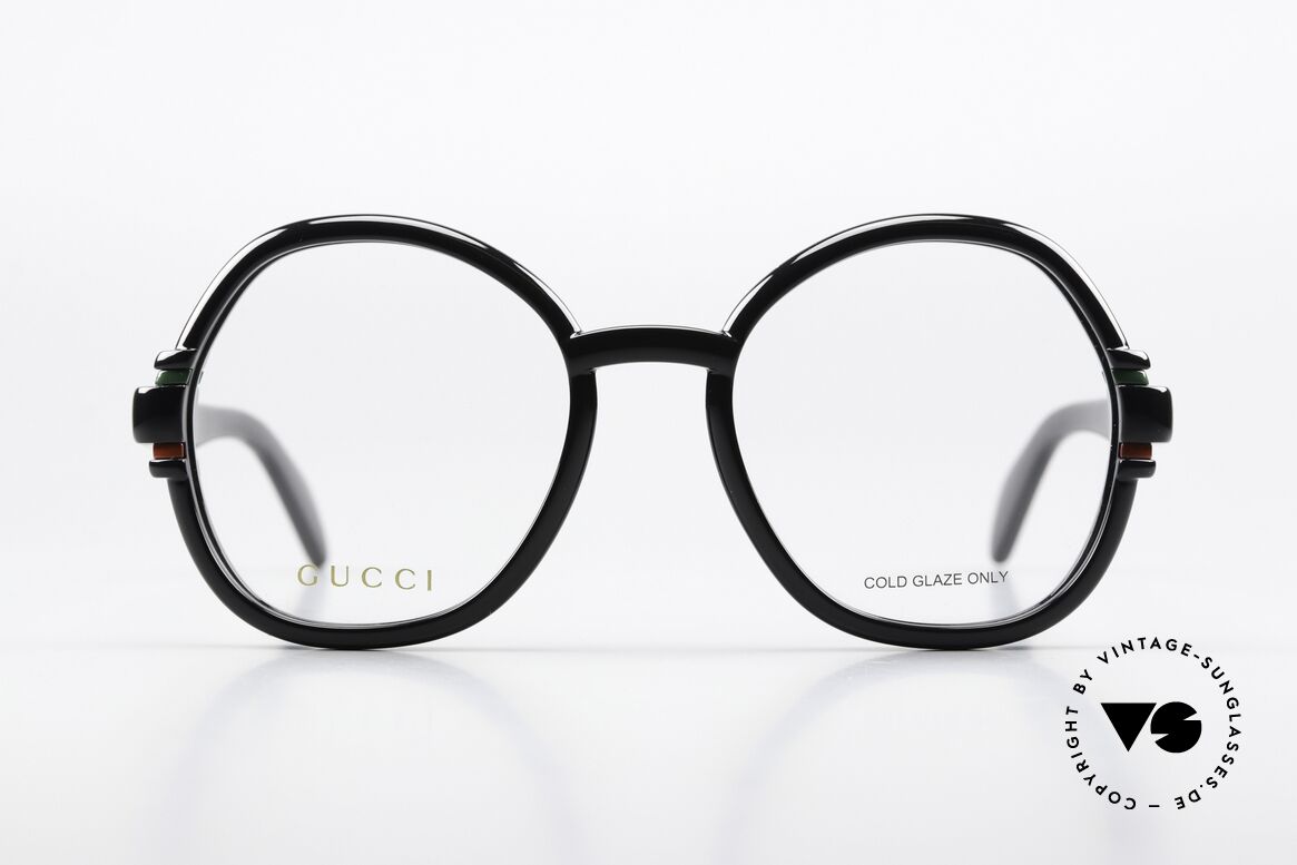 Gucci GG1069O Sehr Elegante Damenbrille, edle Damenbrille in den Gucci-Farben & schwarz, Passend für Damen
