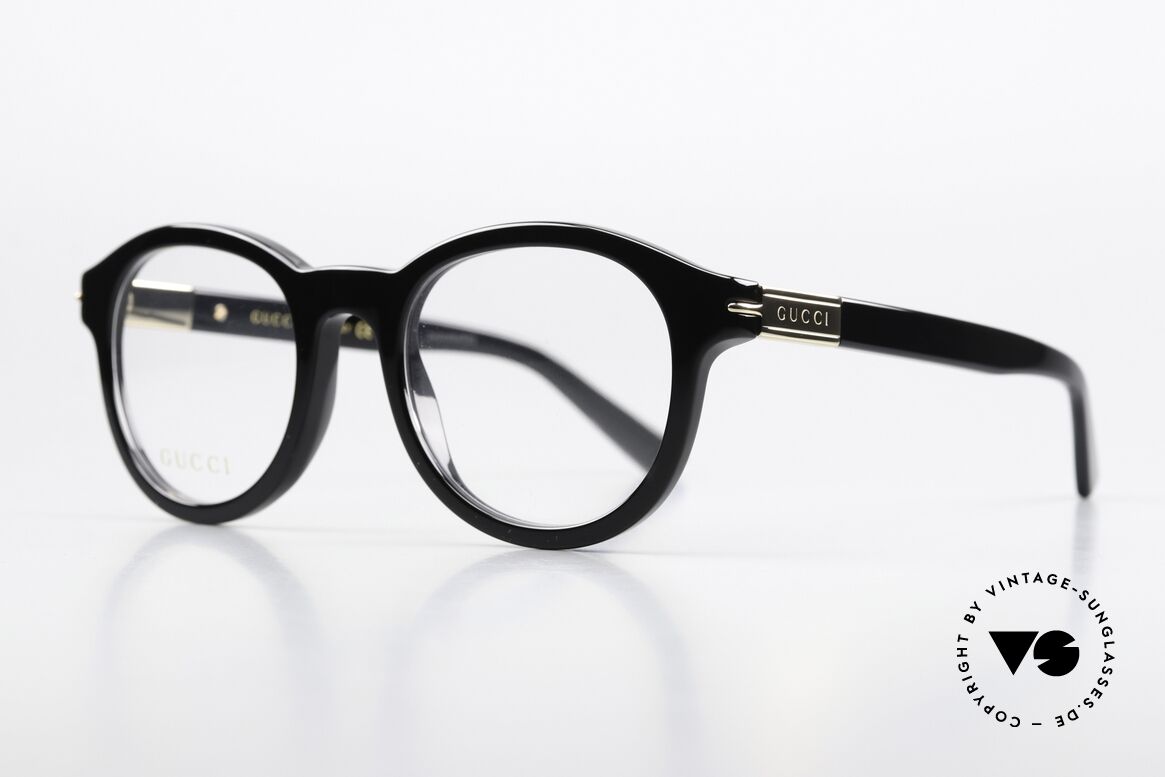 Gucci GG1503O Azetat Und Goldenes Logo, stilvolle Damenbrille und Herrenbrille zugleich, Passend für Herren und Damen