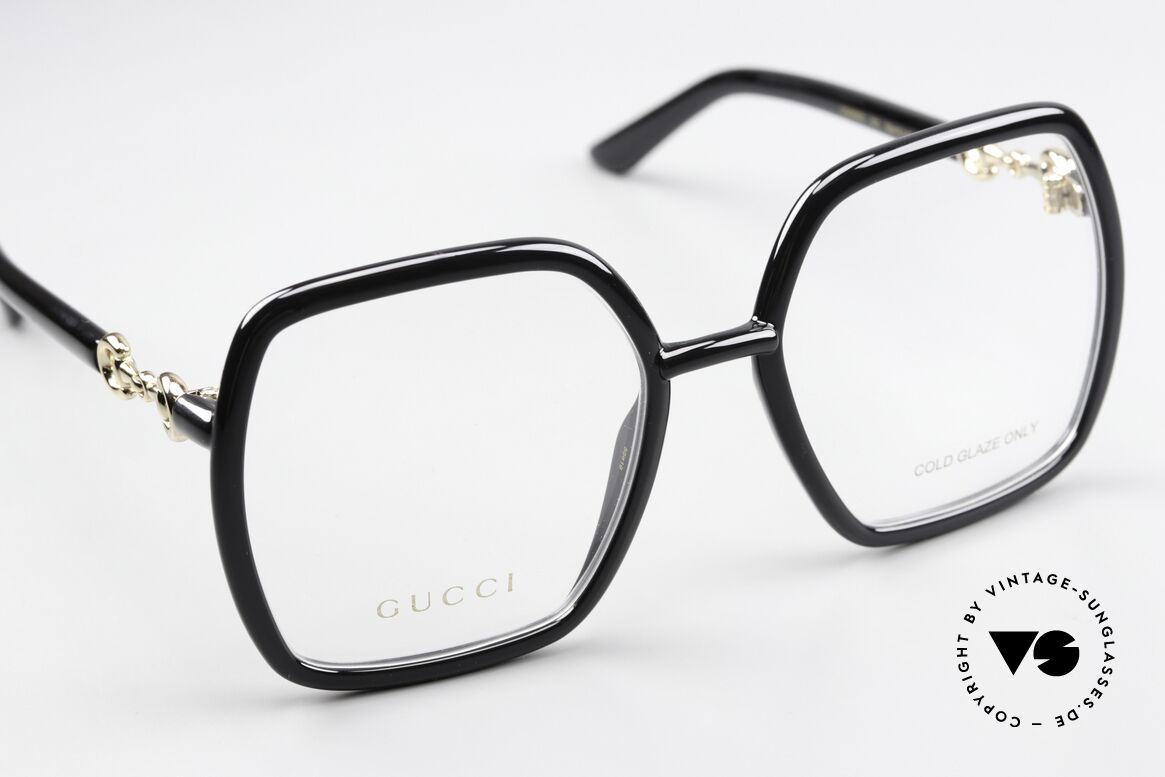 Gucci GG0890O Hingucker Damenbrille, die Fassung ist beliebig verglasbar; gleitsichtfähig, Passend für Damen