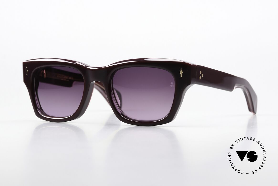 Jacques Marie Mage Dealan Aubergine Rahmenfarbe, Jacques Marie Mage DEALAN 53 Herrensonnenbrille, Passend für Herren