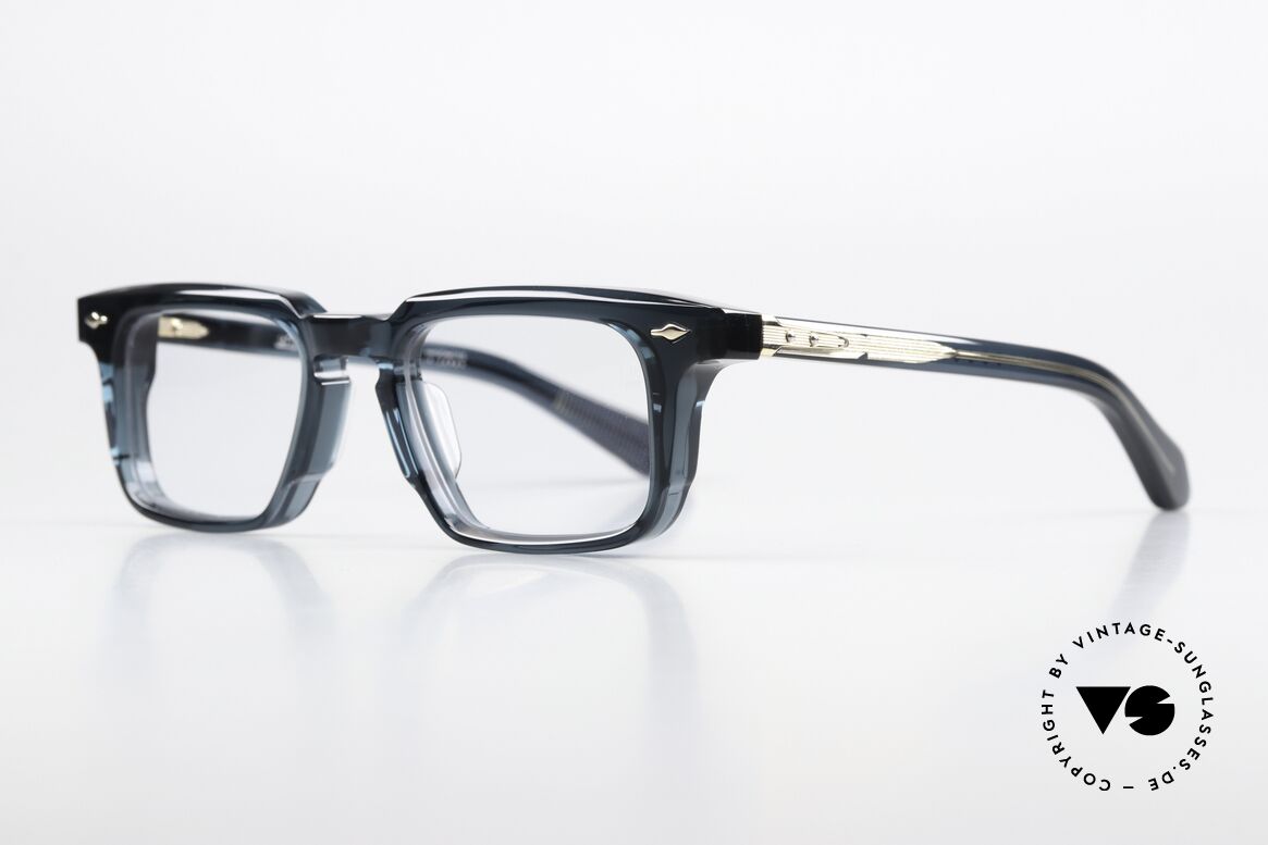 Jacques Marie Mage Moscova Designerbrille Eckig Markant, eckige Brille, Farbe: indigo / gold, in Größe 48-20, Passend für Herren