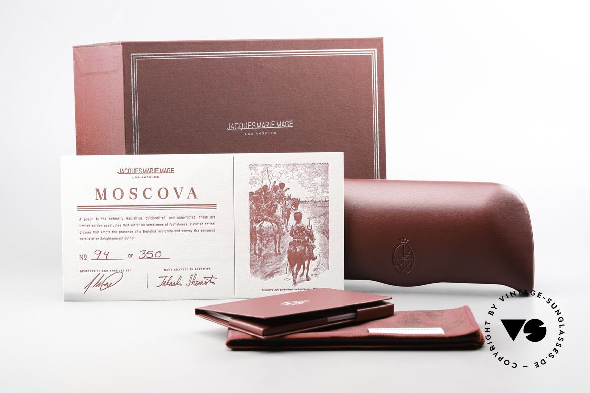Jacques Marie Mage Moscova Designerbrille Eckig Markant, Größe: medium, Passend für Herren