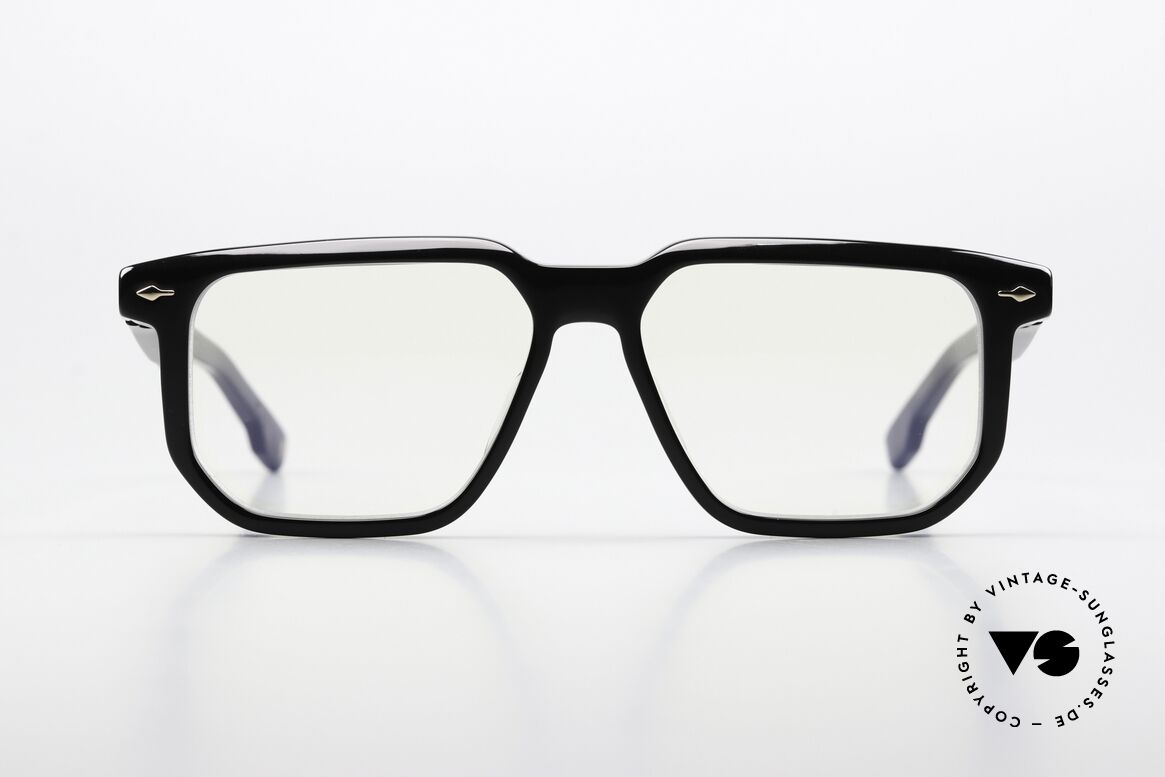 Jacques Marie Mage Saburo Designerbrille Eckig Schwarz, Jacques Marie Mage Herrenbrille, Modell SABURO, Passend für Herren