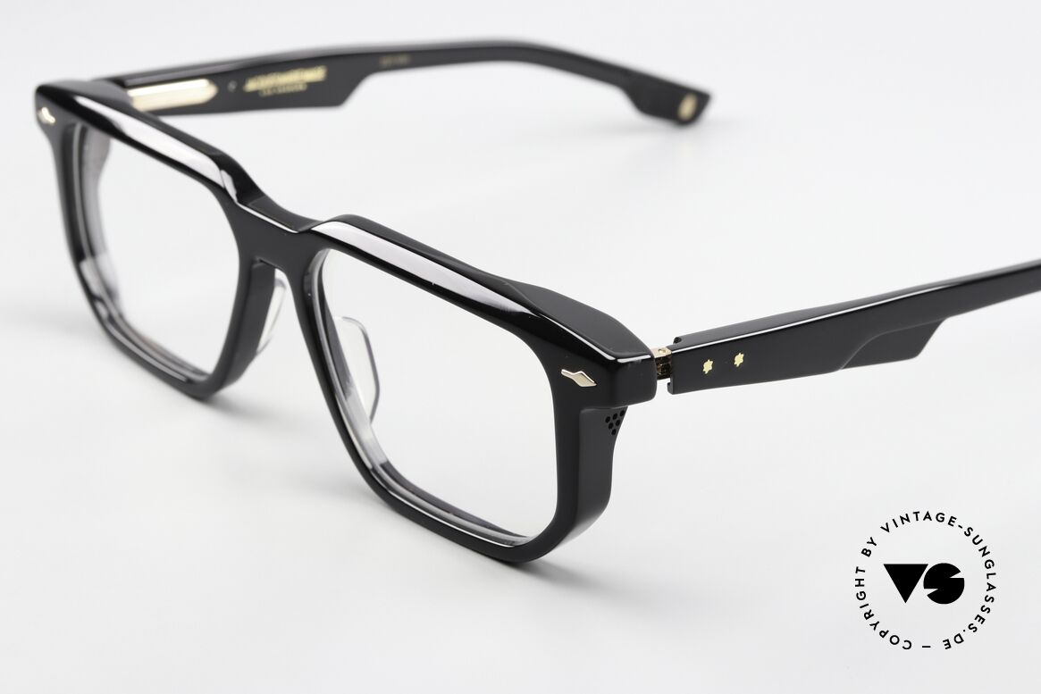 Jacques Marie Mage Saburo Designerbrille Eckig Schwarz, JMM zeigt, dass "vintage" keine Frage des Alters ist!, Passend für Herren