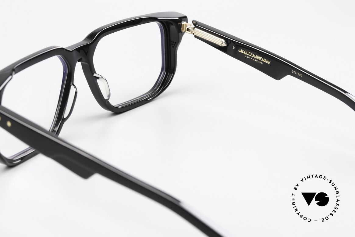 Jacques Marie Mage Saburo Designerbrille Eckig Schwarz, Größe: medium, Passend für Herren