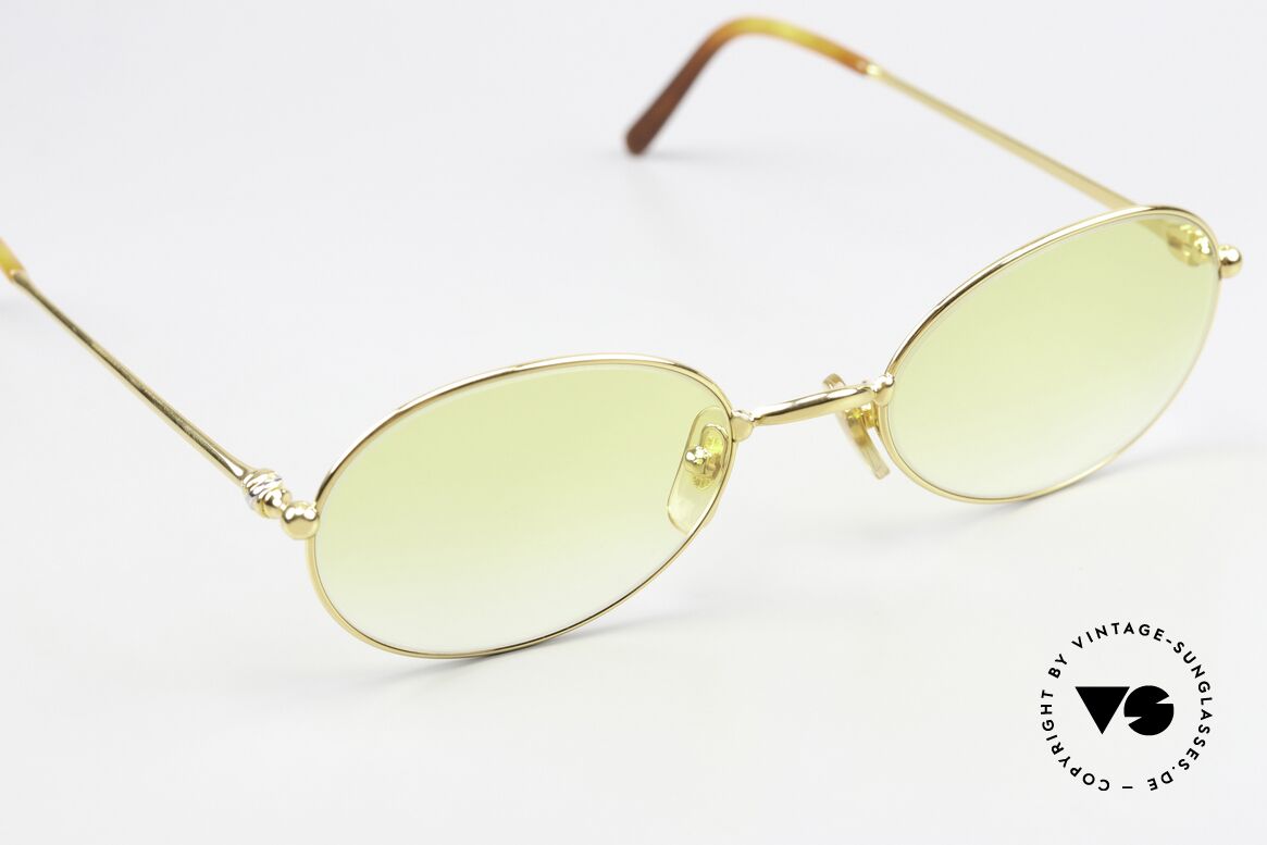 Cartier Saturne - L Ovale 90er Luxus Sonnenbrille, 2nd hand; in absolut neuwertigem Zustand (kratzerfrei), Passend für Herren und Damen