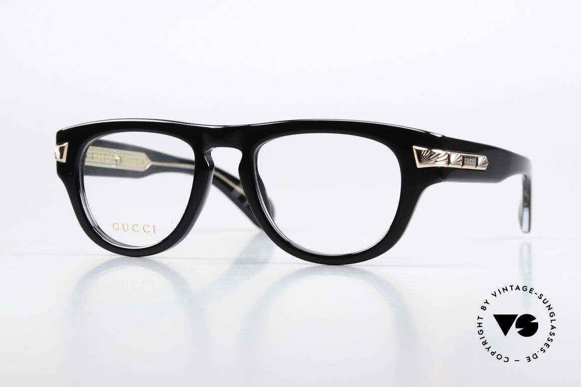 Gucci GG1519O Dicker Rahmen Rosé Gold, Gucci Brille GG1519O, Größe 51-20, 145, c. 001, Passend für Herren und Damen