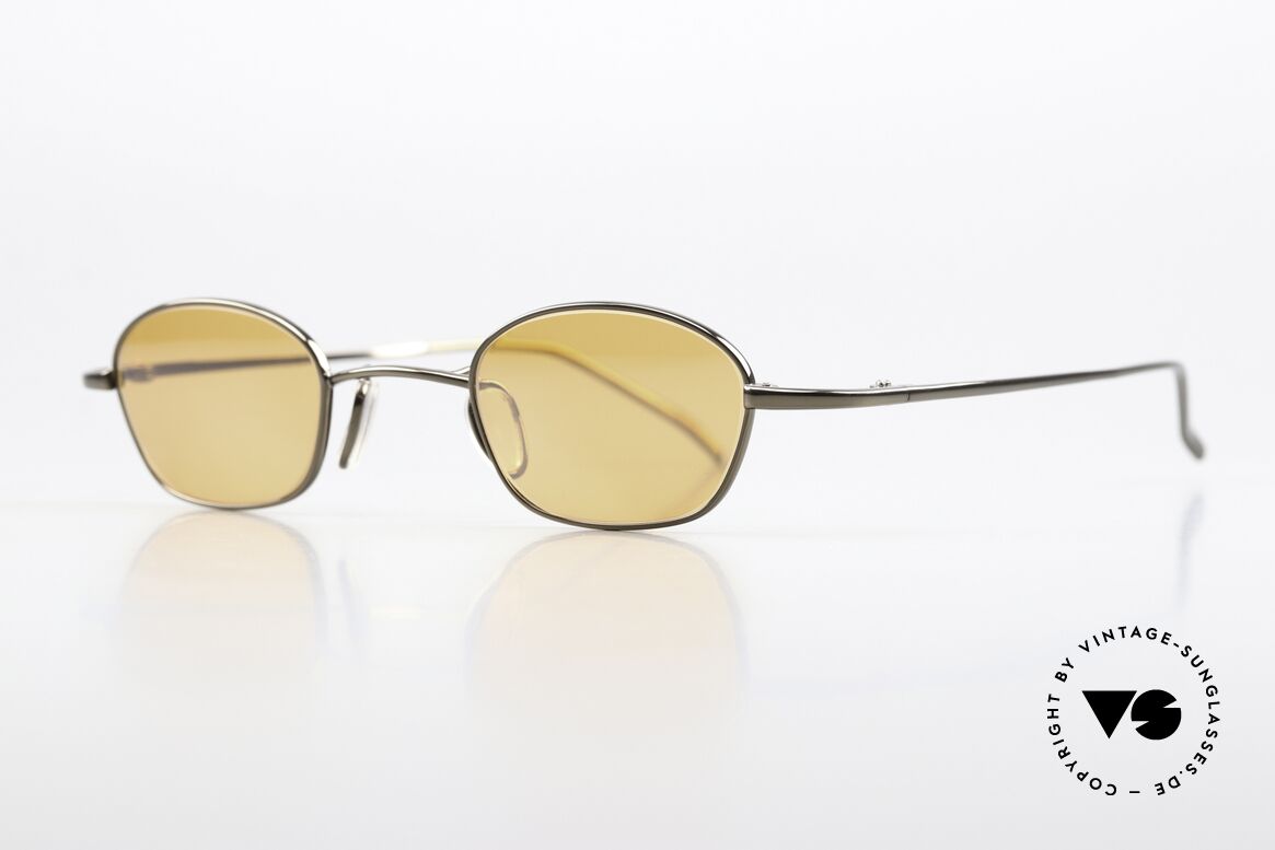 Christian Roth 14007 Ideal Für Große Sehstärken, bronze Rahmen mit orangen Gläsern; unisex Modell, Passend für Herren und Damen