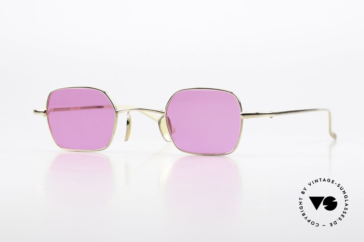 Christian Roth 14004 Pure Titanium Vergoldet, Avantgarde vintage Sonnenbrille von Christian Roth, Passend für Herren und Damen