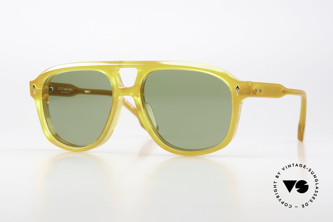 Jacques Marie Mage Leonard Limited Edition In Honey, Jacques Marie Mage Sonnenbrille, Mod. LEONARD, Passend für Herren