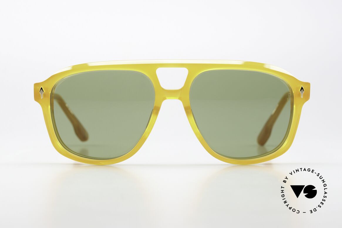 Jacques Marie Mage Leonard Limited Edition In Honey, Jacques Marie Mage Sonnenbrille, Mod. LEONARD, Passend für Herren