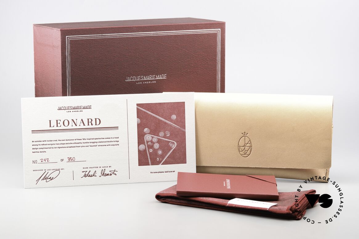 Jacques Marie Mage Leonard Limited Edition In Honey, Größe: large, Passend für Herren
