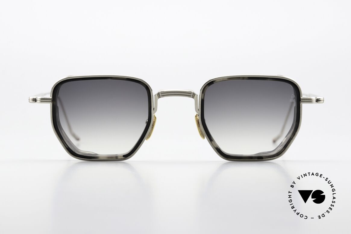 Jacques Marie Mage Atkins Eckige Outlaw Sonnenbrille, streng limitierte Beta-Titan Fassung in Größe 46-26, Passend für Herren