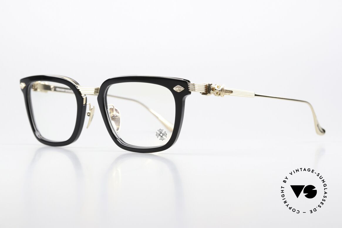 Chrome Hearts Overpoked Luxusbrille Unisex Vergoldet, markante LUXUS-Brille; nicht nur für Rocker, Passend für Herren und Damen