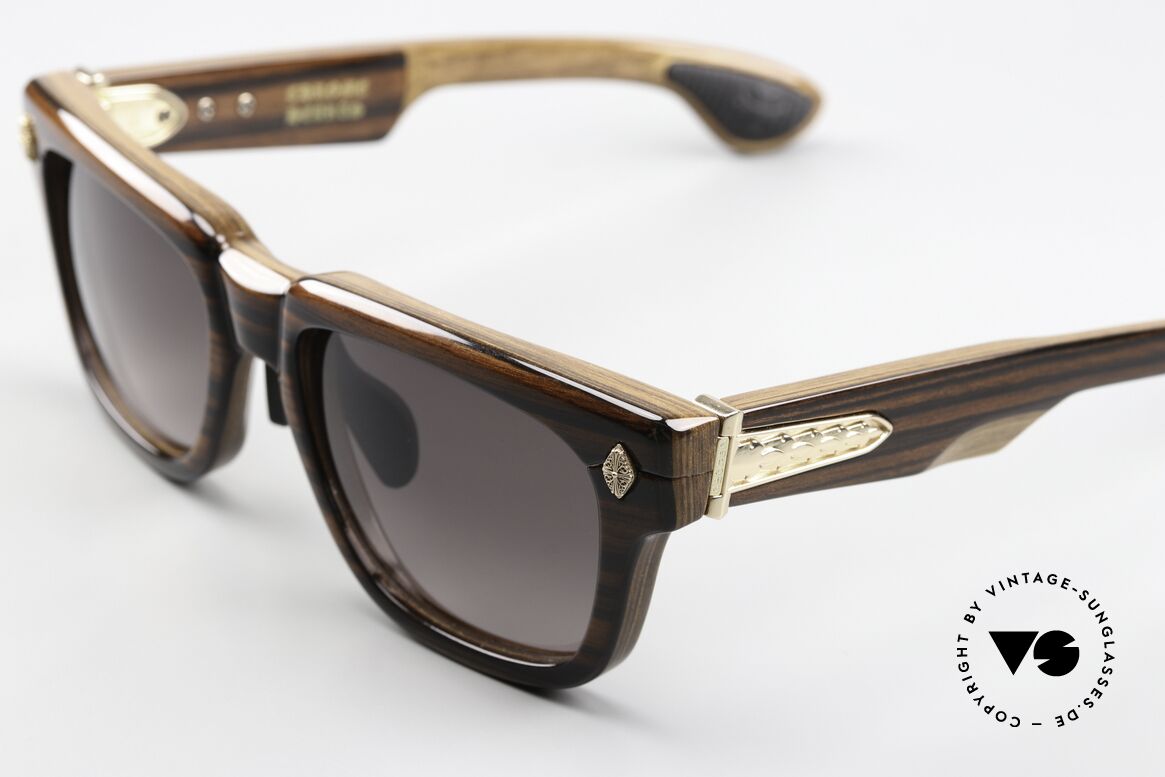 Chrome Hearts Lilith Edelholz Brille 18KT Gold, das FLAGSHIP-Modell von CHROME HEARTS, Passend für Herren und Damen