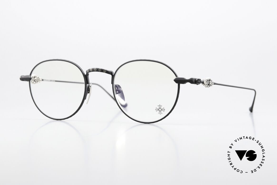 Chrome Hearts Vagidictorian III Pantobrille In Mattschwarz, Chrome Hearts Pantobrille, Vagidictorian III, Passend für Herren und Damen