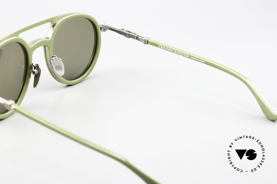 Chrome Hearts Loveboat Aviator Sonnenbrille Matcha, ungetragenes Exemplar mit orig. Verpackung, Passend für Herren und Damen