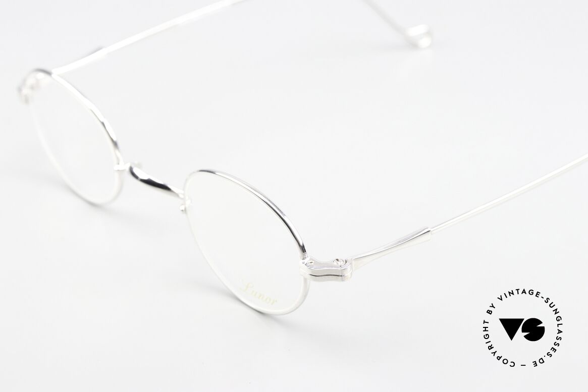 Lunor II 20 Brille Platin Plattiert Small, edle Legierung PP = platin plattiert (glänzt silber), Passend für Herren und Damen