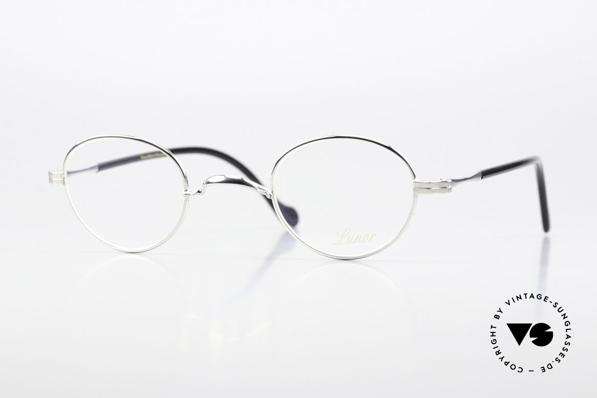 Lunor II A 20 Die Version Mit Azetatbügeln, vintage Brille für Damen und Herren gleichermaßen, Passend für Herren und Damen