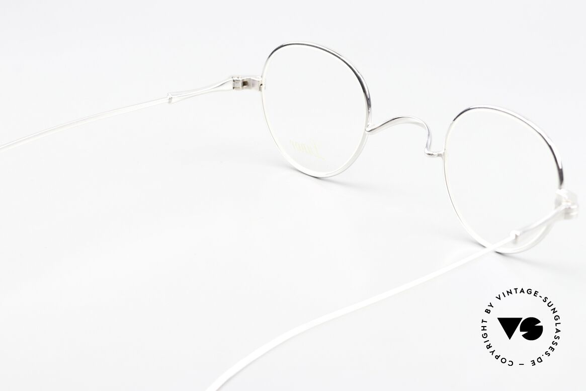 Lunor II 15 Alte Panto Brille Platinum, Größe: small, Passend für Herren und Damen
