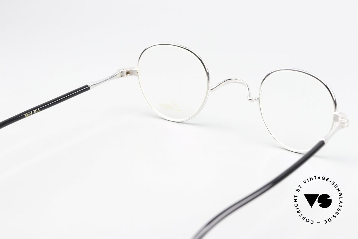 Lunor II A 15 Platinbrille Mit Azetatbügeln, Größe: small, Passend für Herren und Damen