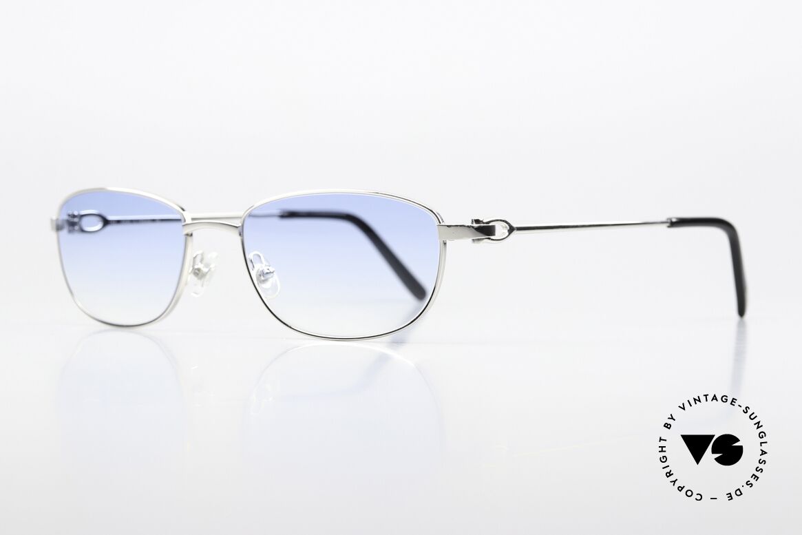 Cartier Whisper Sonnenbrille Platin Glänzend, platin-plattierte Metallfassung (Platin GLÄNZEND), Passend für Herren und Damen