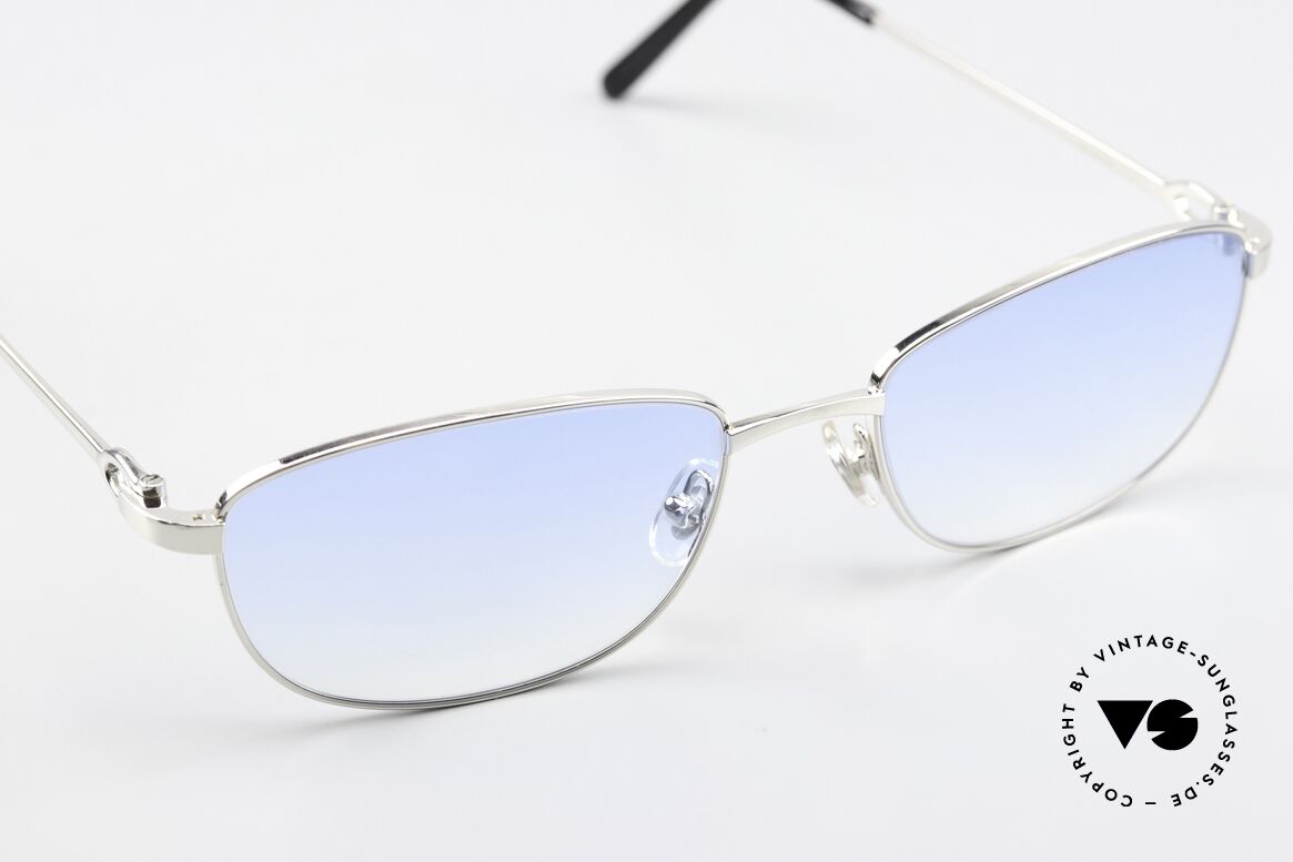 Cartier Whisper Sonnenbrille Platin Glänzend, 2. hand Modell im neuwertigen Zustand + orig. Box, Passend für Herren und Damen