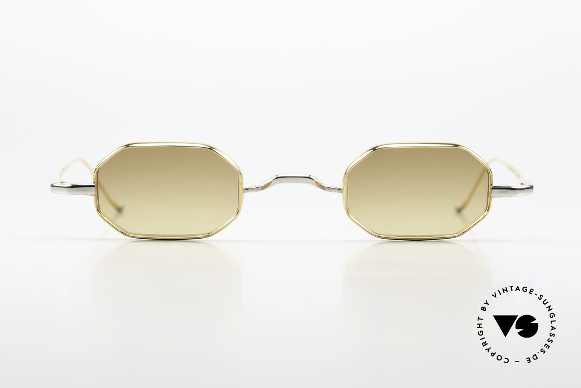 Jacques Marie Mage The Burn Lou Doillon Collaboration, achteckige Jacques Marie Mage Sonnenbrille, The Burn, Passend für Herren und Damen