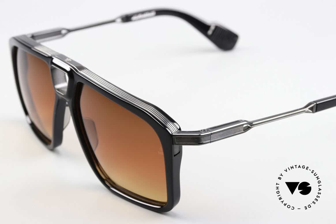 Jacques Marie Mage Savoy Inspiriert von Michael Caine, Tropic, CR39 Tropic, Black, Limited, in size 57/15, Passend für Herren