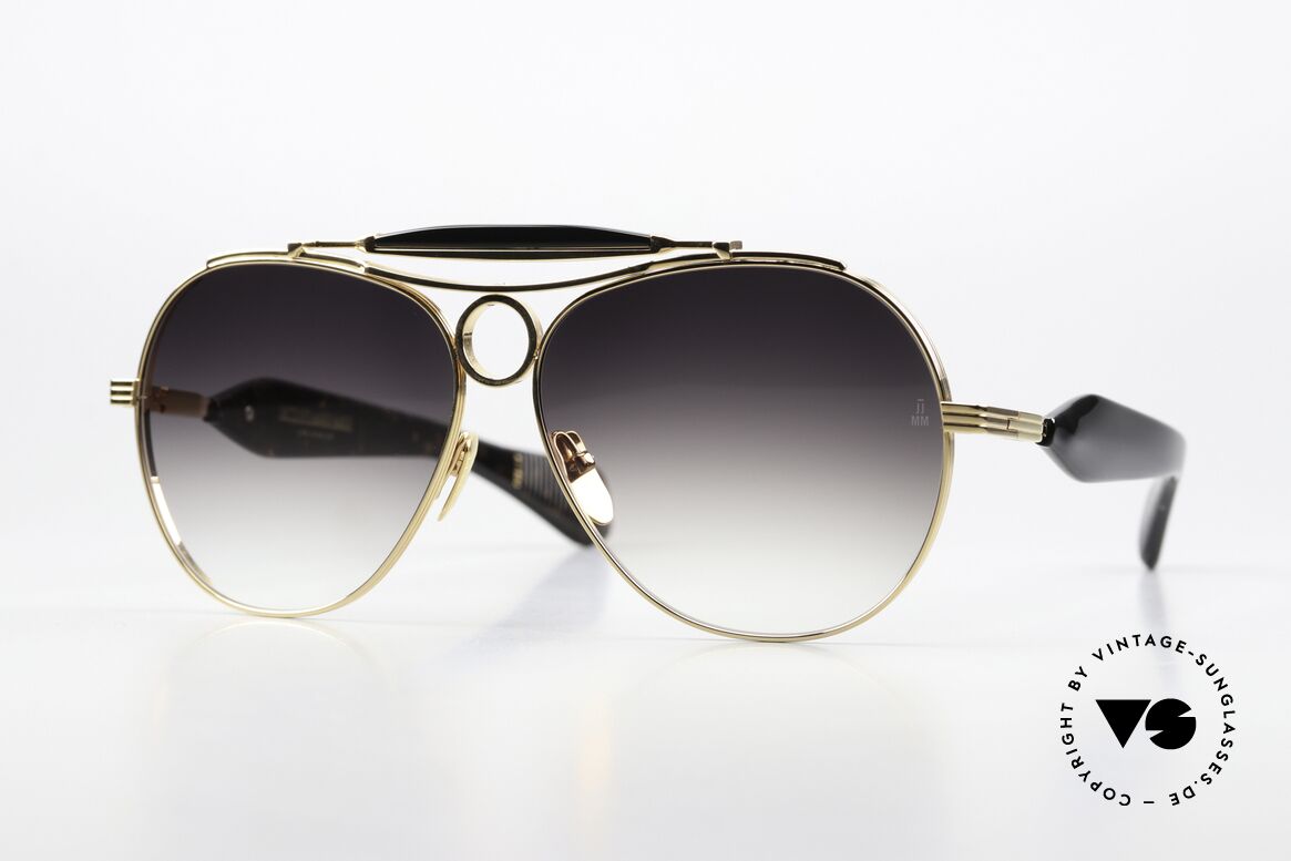 Jacques Marie Mage Aspen Aviatorbrille Shooter Style, Jacques Marie Mage Aviator-Sonnenbrille, ASPEN, Passend für Herren