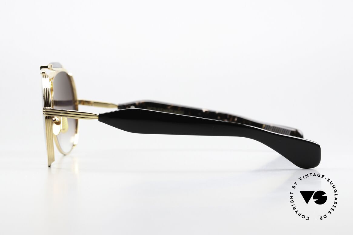 Jacques Marie Mage Aspen Aviatorbrille Shooter Style, das ist Brillenhandwerk in einer anderen Dimension!, Passend für Herren