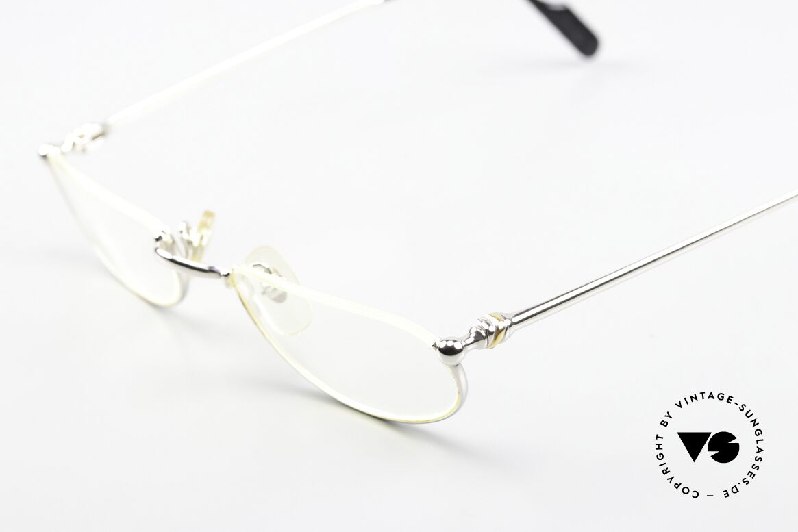 Cartier Demi Lune 2000 - S Lesebrille Damen Und Herren, ungetragene vintage Brille mit orig. Box und OVP, Passend für Herren und Damen