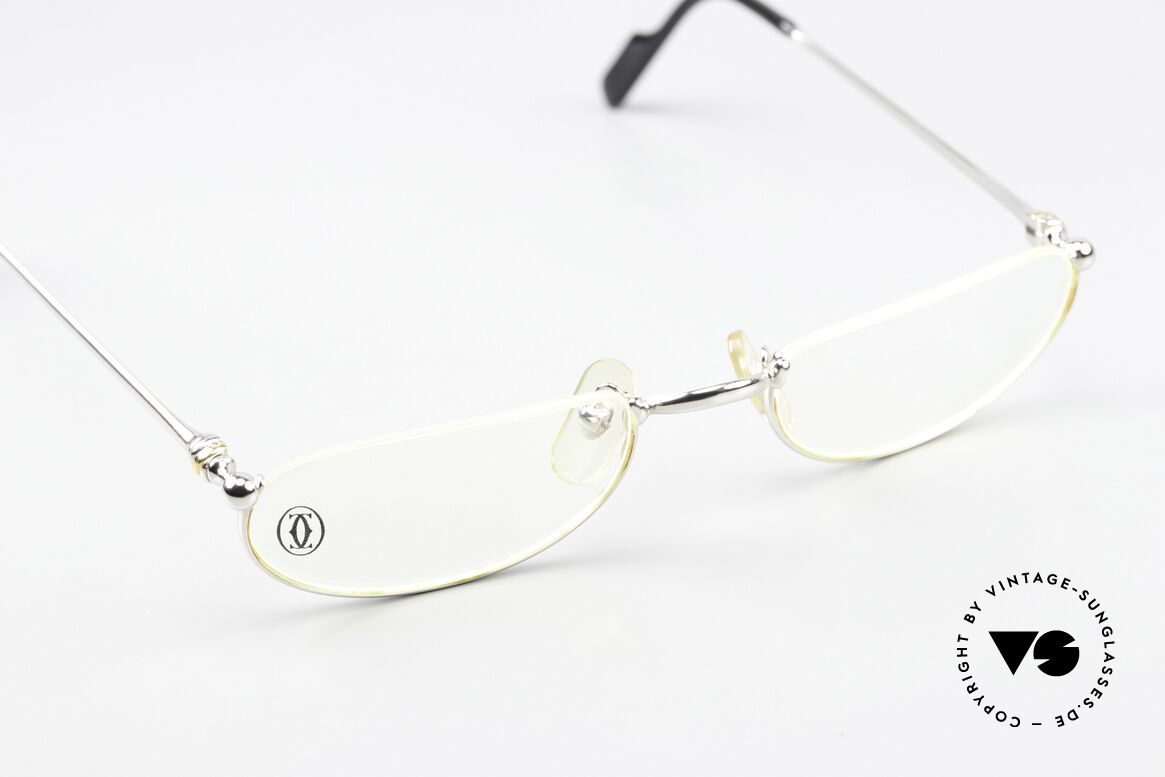 Cartier Demi Lune 2000 - S Lesebrille Damen Und Herren, KEINE RETRO Cartier Brille; ein Original von 2000!, Passend für Herren und Damen