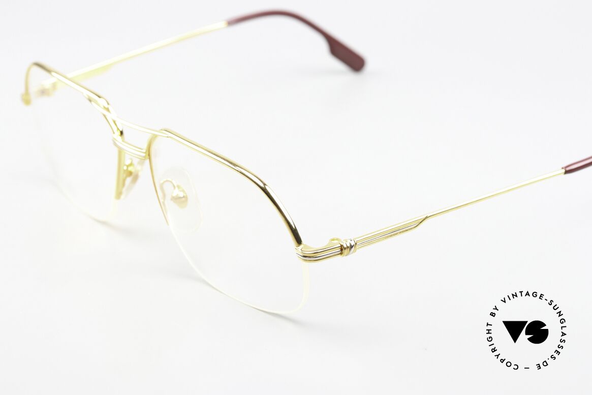 Cartier Orsay Halbrand Luxus Herrenbrille, flexibler Halbrahmen (Top-Qualität), Luxusbrille!, Passend für Herren