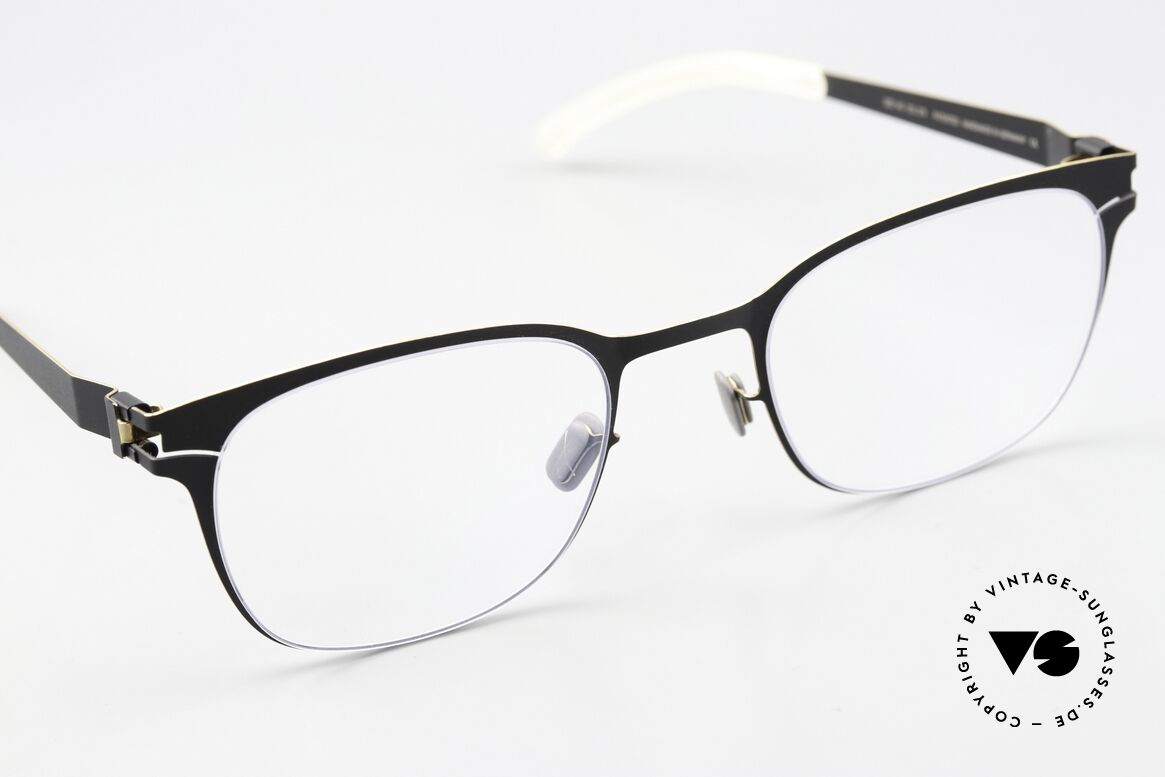 Mykita Agnes Farbcode Black Gold Edges, ungetragenes Modell mit original Mykita Verpackung, Passend für Damen