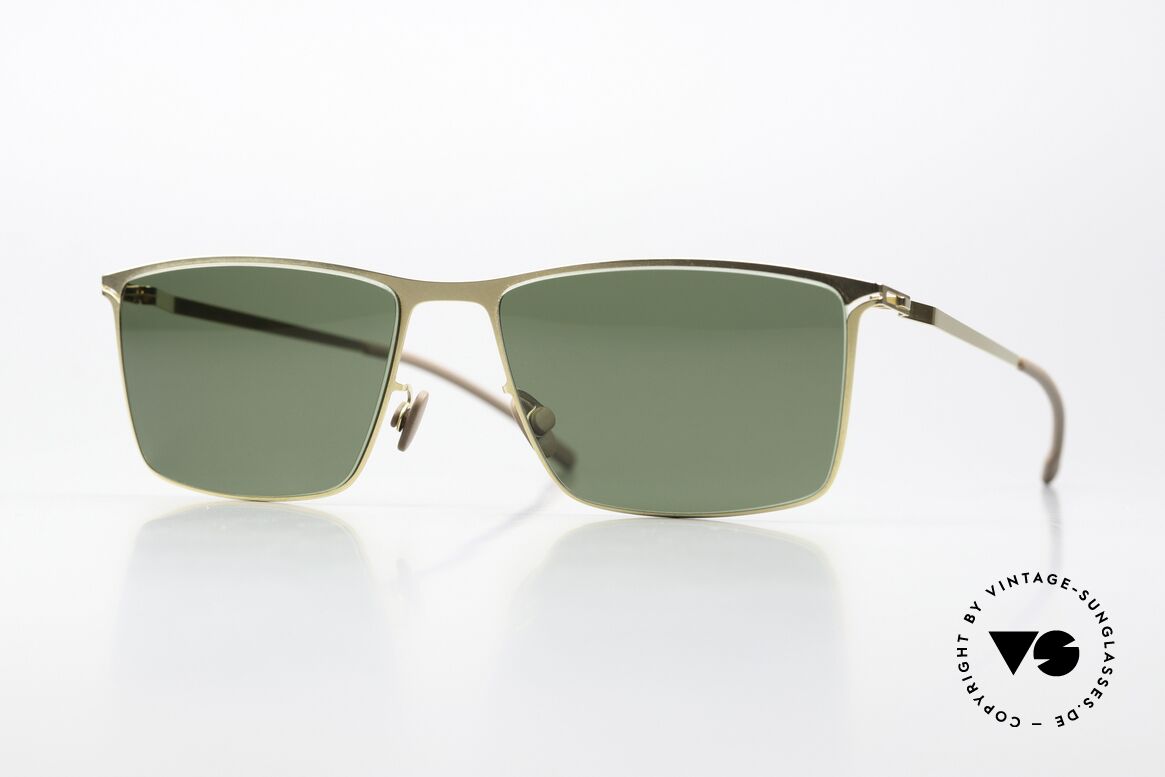 Mykita Alvin Klassische Sonnenbrille Gold, Mykita Sonnenbrille, Mod. ALVIN, Gr. 53-16, col. 013, Passend für Herren und Damen