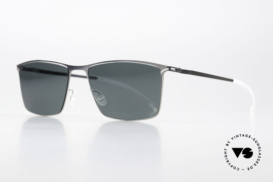 Mykita Alvin Polarisierende Sonnengläser, Farbe 051: silber, mit polarisierenden Sonnengläsern, Passend für Herren und Damen