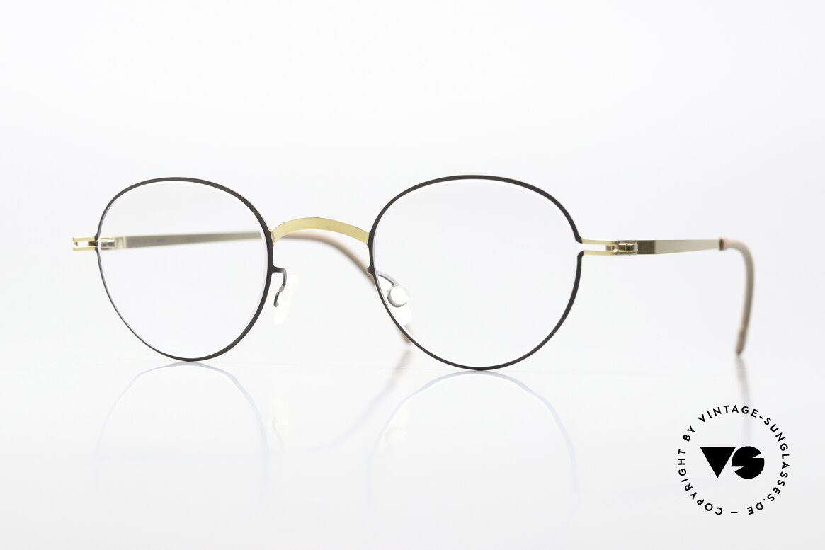 Mykita Birger Rundliche Brille Panto Unisex, Mykita Brille, Modell LITE Birger, Gr. 42-22, col. 122, Passend für Herren und Damen