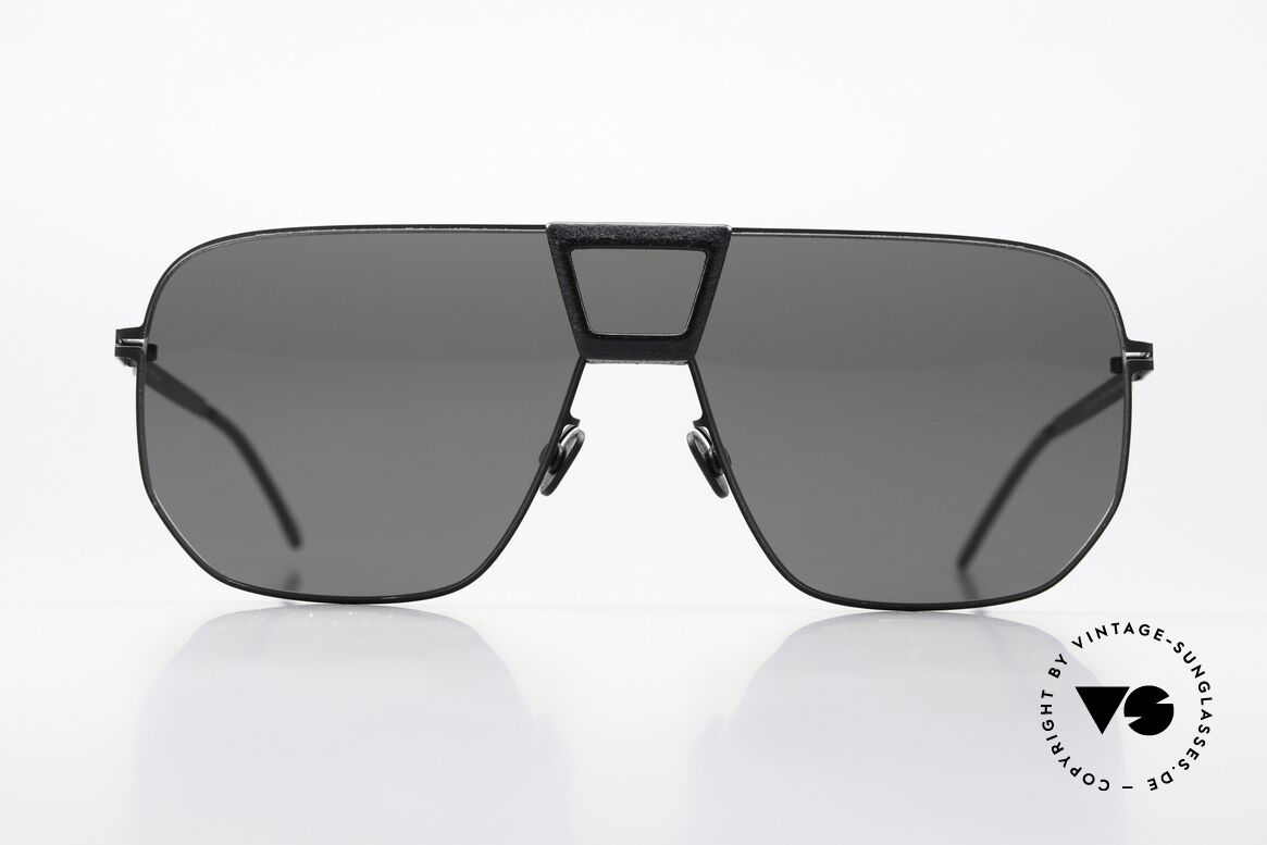 Mykita Mylon Cayenne Black Pitch Black Dark Grey, Farbcode 243 = 'Black Pitch Black Dark Grey', Passend für Herren und Damen