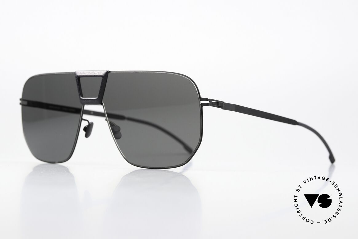 Mykita Mylon Cayenne Black Pitch Black Dark Grey, 'made in Germany' Designer-Brille für Kenner, Passend für Herren und Damen