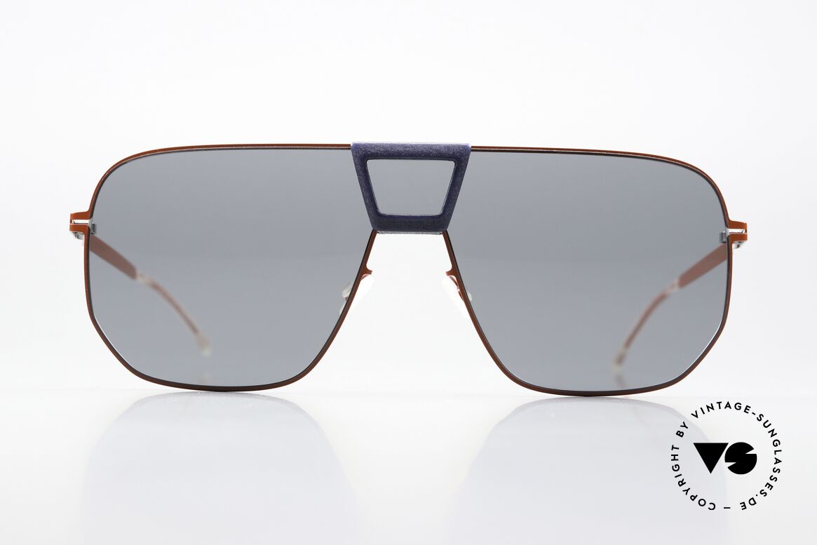 Mykita Mylon Cayenne Coral Red Navy Blue Dark, Color Code 446 = 'Coral Red Navy Blue Dark', Passend für Herren und Damen