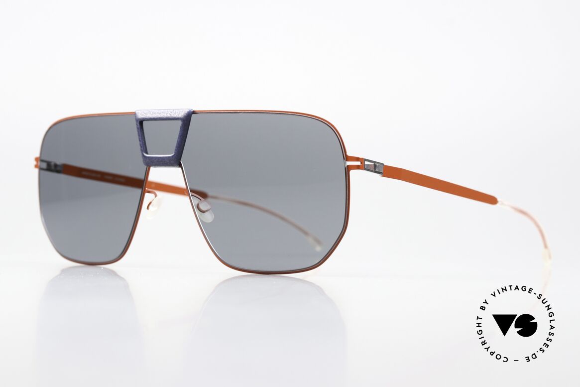 Mykita Mylon Cayenne Coral Red Navy Blue Dark, 'made in Germany' Designer-Brille für Kenner, Passend für Herren und Damen