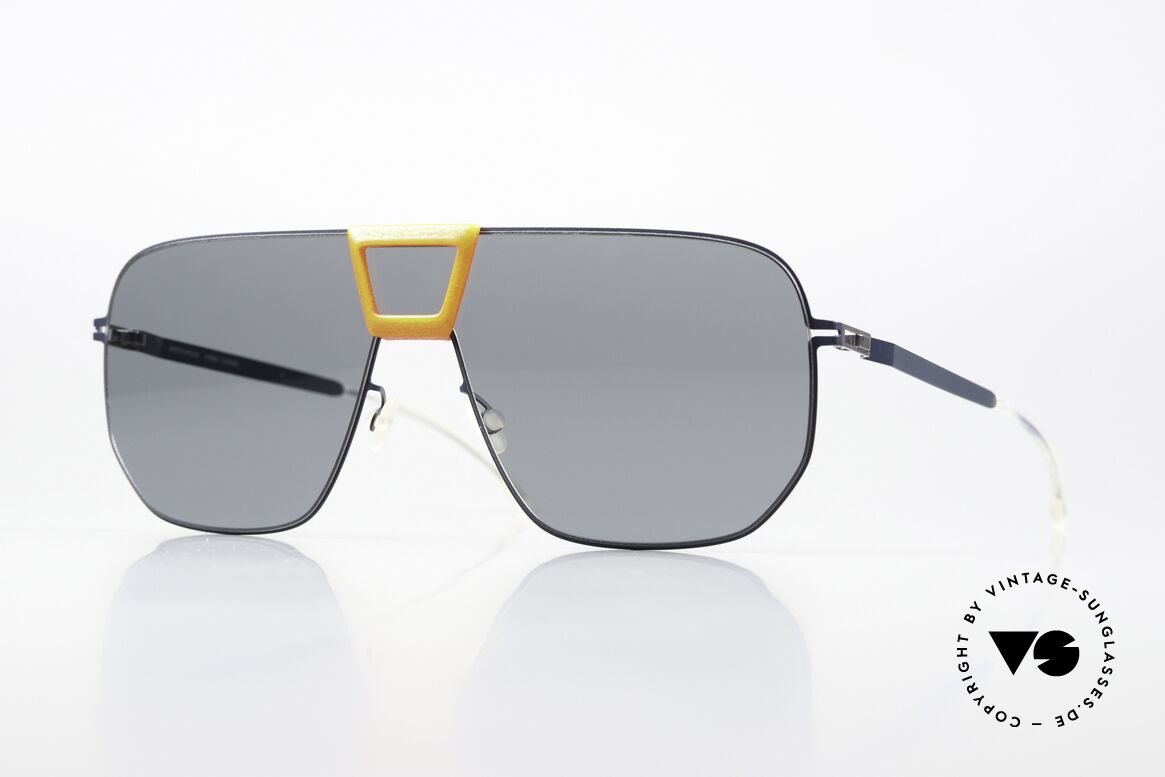 Mykita Mylon Cayenne Orange Navy Dark Blue Solid, Mykita Mylon HYBRID Sonnenbrille; Cayenne, Passend für Herren und Damen
