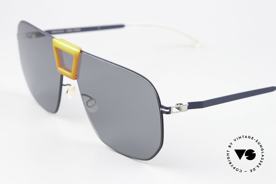 Mykita Mylon Cayenne Orange Navy Dark Blue Solid, Brillenliebhaber wissen um das Mylon Konzept, Passend für Herren und Damen