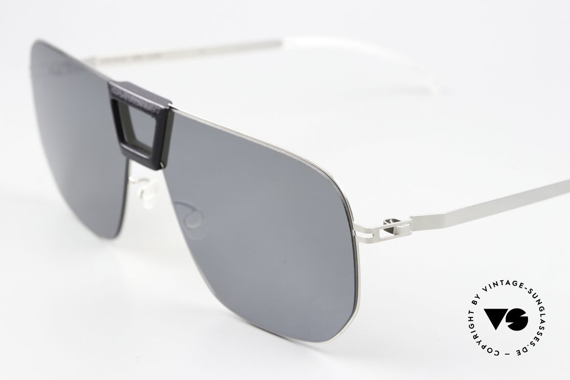 Mykita Mylon Cayenne Black Shiny Silver Flash, Brillenliebhaber wissen um das Mylon Konzept, Passend für Herren und Damen